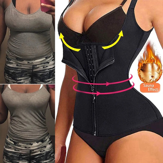 corset minceur Slimming Shapewear Faja Tummy Waist Shaper Trainer Belt Body Shaper Women Adjustable Shoulder Strap Fajas Girdle