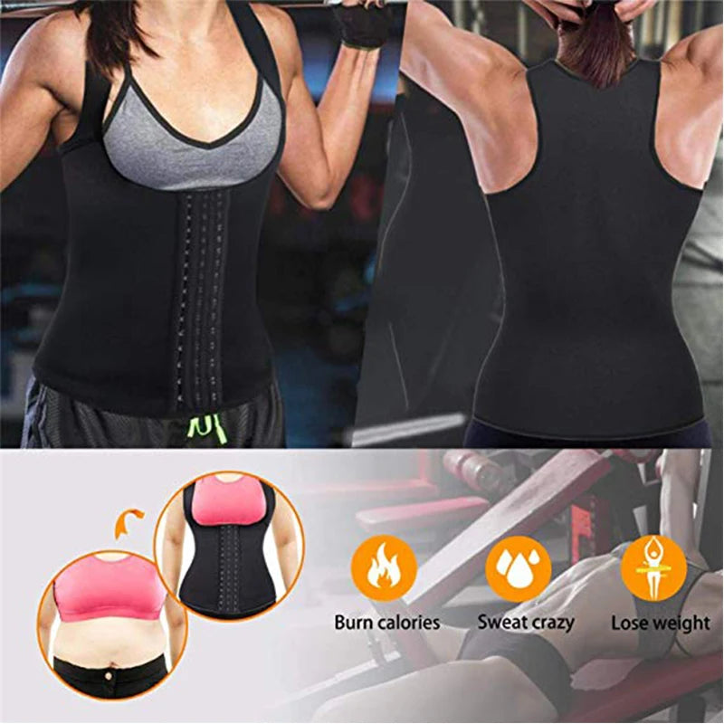 Body Slimming Shapewear Vest Waist Trainer Sweat Sport Shaper Belly Sheath Modeling Straps Posture Shaper Belt