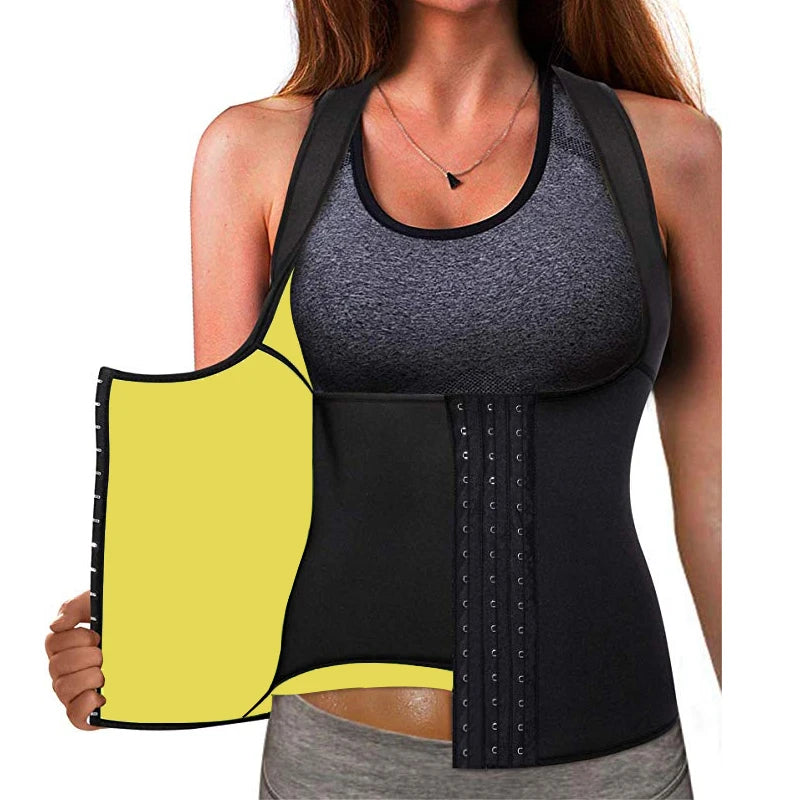 Body Slimming Shapewear Vest Waist Trainer Sweat Sport Shaper Belly Sheath Modeling Straps Posture Shaper Belt